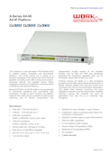 IP対応 モデム(変復調器) AX-60-Ascot Co., Ltd.のカタログ