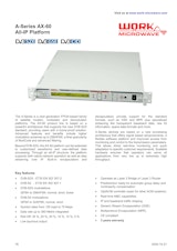 IP対応 モデム(変復調器) AX-60のカタログ