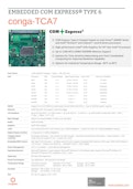COM Express Compact Type 6: conga-TCA7-congatec Japan K.K.のカタログ