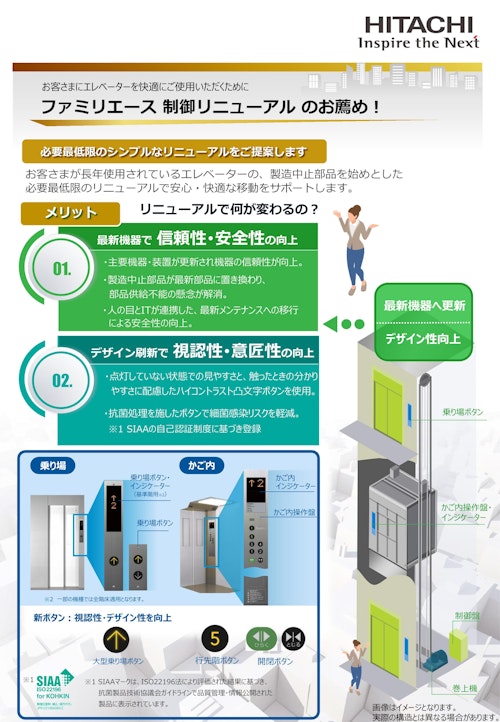 【日立】ファミリエース 制御リニューアル (九州機電株式会社) のカタログ