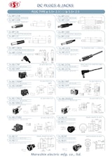 マル信無線電機 DCプラグ＆ジャック 5.5×2.1 ＆ 5.5×2.5 カタログのカタログ