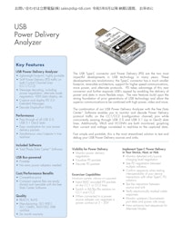 USB Power Delivery Analyzer TP350110 【立野電脳株式会社のカタログ】