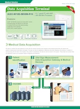 10.1" NXP i.MX 8M Mini CPU搭載 医療向け防水パネルPC IASO-W10B-IMX8M 製品カタログのカタログ