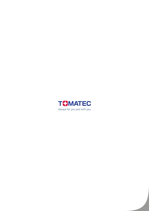 ＴＯＭＡＴＥＣ株式会社　会社案内 (TOMATEC株式会社) のカタログ