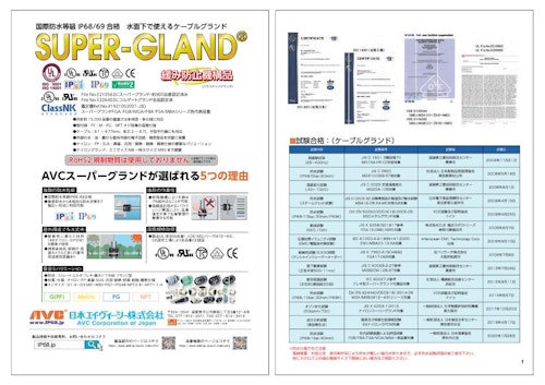 SUPER-GRAND（スーパーグラント） (株式会社シーティーケイ) のカタログ