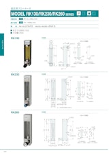 低圧用フローメータ　MODEL RK130 SERIESのカタログ