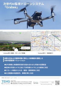 次世代AI監視ドローンシステム「Grabee」 【株式会社TENQ SYSTEMSのカタログ】