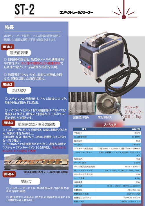 酸洗いからの脱却 ― 焼け取り・塗装前処理の新常識 (株式会社新免鉄工所) のカタログ