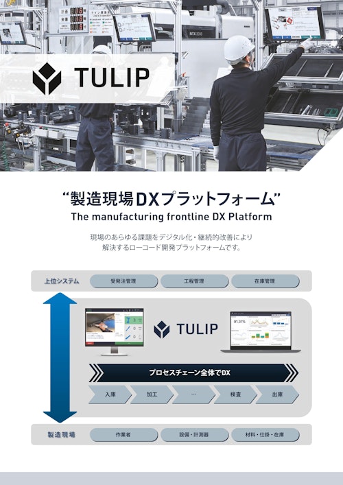 生産管理・製造現場DX実現プラットフォーム「TULIP」(A4・1枚) (株式会社T Project) のカタログ