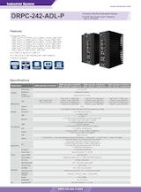 DINレール組込みPC DRPC-242-ADL-Pのカタログ