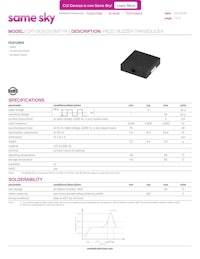 圧電ブザー『CPT-1203-03-SMT-TR』 【株式会社Same Sky Japanのカタログ】