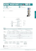 リードスイッチ付樹脂製フローメータ　MODEL RK20T-RSW SERIES-コフロック株式会社のカタログ