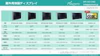屋外用ディスプレイ 【株式会社プラズモニックジャパンのカタログ】