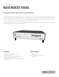 マルチチャンネル光スペクトルシンセサイザ『WaveMaker 4000A』-セブンシックス株式会社のカタログ