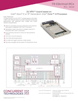TR E8x/msd-RCx - 堅牢な 3U VPX プロセッサーのカタログ