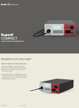 広帯域 白色レーザー光源 入門モデル『SuperK COMPACT』のカタログ