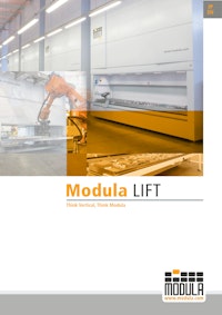 リフト式垂直保管システム【Modula LIFT】保管効率化 【Modula Automation Equipment Co., Ltdのカタログ】