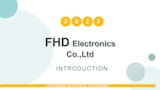 ChangZhou FHD Electronics (中国)　2025 会社概要　ブザー スピーカー センサー アラーム マイクのカタログ