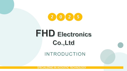 ChangZhou FHD Electronics (中国)　2025 会社概要　ブザー スピーカー センサー アラーム マイク (二松電気株式会社) のカタログ