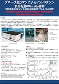 プローブ型ラマンによるインドメタシン多形転移のin situ観察-株式会社テックアナリシスのカタログ