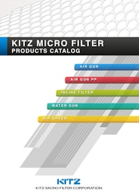 KITA MICRO FILTER PRODUCTS CATALOG 【株式会社キッツマイクロフィルターのカタログ】