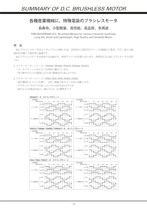 DCブラシレスブロア_回路内蔵タイプ (共栄通信工業株式会社) のカタログ