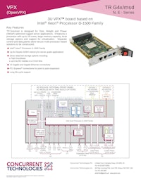 TR G4x/msd - 3U VPXサーバー 【アスコット株式会社のカタログ】