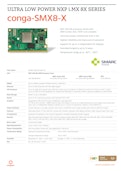 SMARC: conga-SMX8-X-congatec Japan K.K.のカタログ