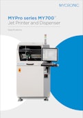 ジェットプリンタ/ディスペンサ_MY700-マイクロニックアセンブリソリューションズ株式会社のカタログ