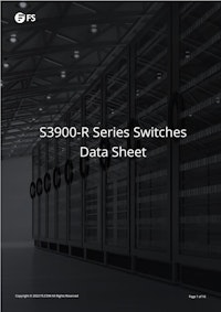 FS S3900-Rシリーズ | 企業向けギガビットスイッチ | 高信頼・高拡張性 【FS JAPAN株式会社のカタログ】