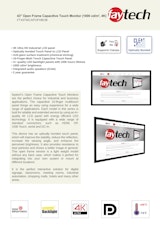 43インチオープンフレイムディスプレイ Faytech FT43TMCAPOFHBOB 製品カタログのカタログ