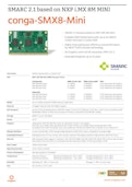 SMARC: conga-SMX8-Mini-congatec Japan K.K.のカタログ