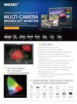 15.6インチ 3G-SDI入出力、3D Lut 対応 映像制作者様向けモニター SEETEC ATEM156Sのカタログ