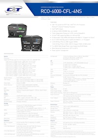 Edge AI組込みPC RCO-6000-CFL-4NS 【サンテックス株式会社のカタログ】