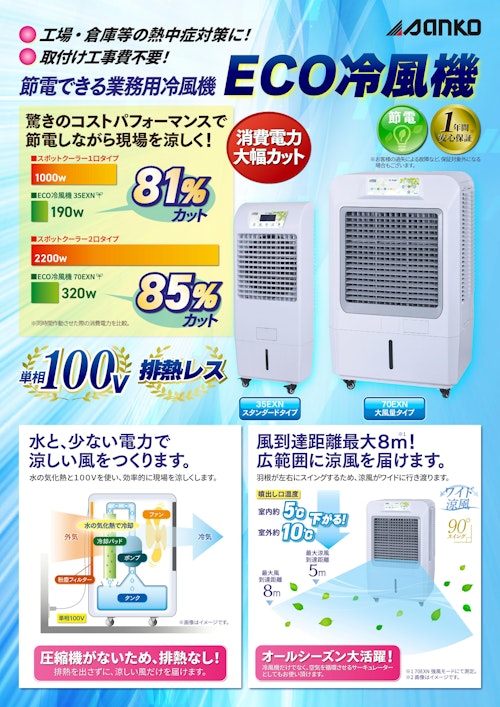 ECO冷風機 (萬世興業株式会社) のカタログ