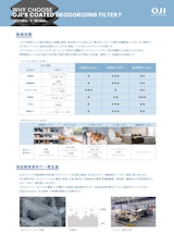 脱臭フィルター製品カタログのカタログ