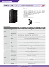 第11世代CPU搭載DINレール組込みPC DRPC-W-TGLのカタログ