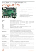 3.5インチ SBC: conga-JC370-congatec Japan K.K.のカタログ