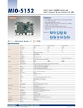Intel Atom搭載 3.5インチ組込みCPUボード、MIO-5152-アドバンテック株式会社のカタログ