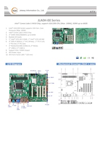 産業用ATXマザーボード Jetway JLA0H-00 【サンテックス株式会社のカタログ】