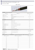 Shinto Electronics Technology 昆山先特電子 (中国)　低損失同軸ケーブル カタログ-二松電気株式会社のカタログ