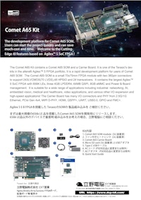 Comet A65 Kit altera Agilex 5 SoC FPGA 搭載 PCIeカード 【立野電脳株式会社のカタログ】