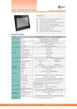 16型ワイドIntel第7世代Core-i5 CPU搭載の高性能ファンレス・タッチパネルPC『WLP-7F20-16』のカタログ