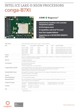 COM Express Basic Type 7: conga-B7Xlのカタログ