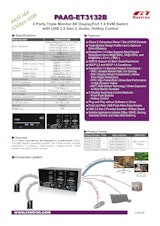 Rextron DP KVMスイッチ PAAG-ET3132Bのカタログ