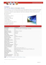 10.4インチ産業用高輝度液晶ディスプレイ LITEMAX ULO1045-MXB-T11 製品カタログのカタログ