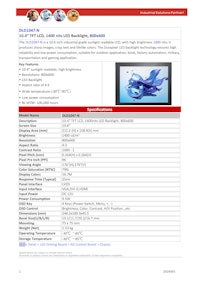 10.4インチ サイネージ向け高輝度ディスプレイ LITEMAX DLD1047-N (1400cd/m2) 【サンテックス株式会社のカタログ】