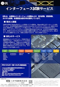 高速インターフェース試験サービス 【ミカサ商事株式会社のカタログ】