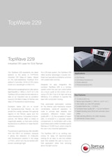 DUVラマン向け 229nm CW単一周波数半導体レーザーのカタログ