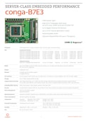 COM Express Basic Type 7: conga-B7E3-congatec Japan K.K.のカタログ